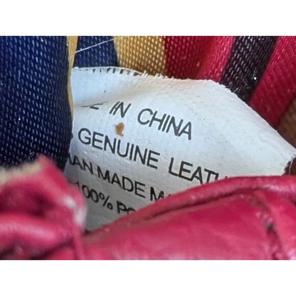 Tignanello Quilted Leather Crescent Satchel Organizer Bag Raspberry Pink Red - Picture 8 of 12